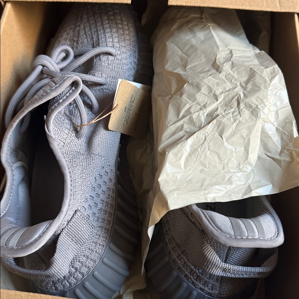 Gray Knit Sneakers